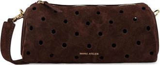 Manu Atelier Mini Cylinder Perforated Shoulder Bag