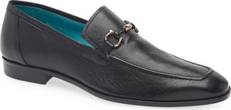Mezlan Rios Bit Ornament Leather Loafer in Black at Nordstrom, Size 8.5
