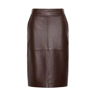 Max Mara Mujer, Faldas, Marr&oacute;n, Talla: 2XS