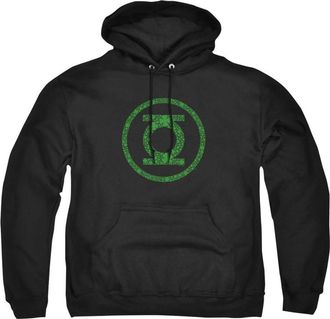 Gildan Green Lantern St. Patrick&acute;s Day Shamrock Logo Adult Pull Over Hoodie / Hooded Sweatshirt