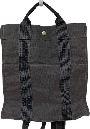 Herm&egrave;s Gray Backpack (Pre-Owned)