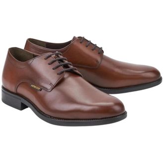 Mephisto Cooper Bruin Leren Veterschoen voor Heren - Heren - Nette schoenen - Bruin - 46 EU - Leer - Schoenen