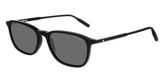 Montblanc MB0082S 001 Mens Sunglasses Black Size 53