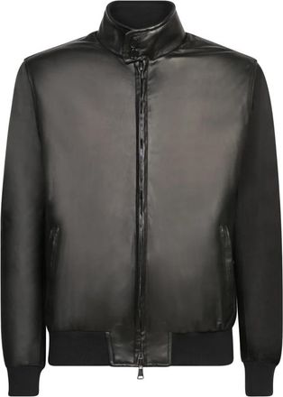 Dell'Oglio Fox 18 Tuscany NY Neronero Jacket - Heren - Leren en Su&egrave;de Jassen - Zwart - XL - Leer - Jassen