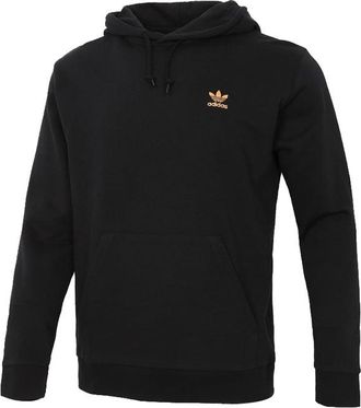 adidas originals Casual Sports Gold hooded Pullover Black GP0932