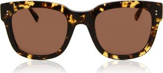 Messy Weekend LIV Tortoise Brown Womens Sunglasses Tortoiseshell Size 51