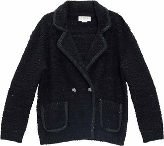 Genny Giacca Tweed Paillettes
