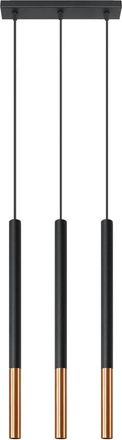 Sollux Lighting Design Pendellampe Mozaica 3-Flammig (linear), Kupfer