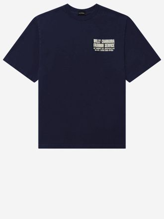 Willy Chavarria bedrukt katoenen T-shirt