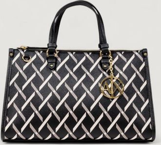 A|X Armani Exchange Borsa a mano in pelle sintetica stampata Armani Exchange