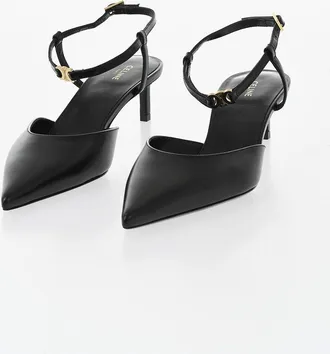 Celine Leather Kitten-Heel Pumps 5.5cm Celine