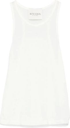 Riviera & Bar cotton tank top - women - Cotton - S - White