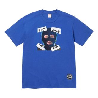 SUPREME SS26 God Save Us T-Shirt Royal SUP-SS26-162-RYL