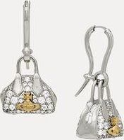 Vivienne Westwood Yasmine Earrings Platinum-gold-white-cz Platinum-gold-white-cz Women