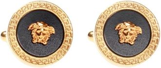 Versace Enamel Medusa Cufflinks - Heren - Manchetknopen - Geel - ONE Size - Accessoires