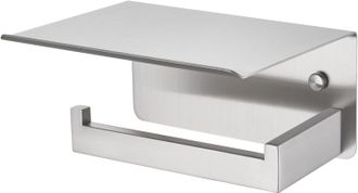 OEM Portarrollos De Papel Higi&eacute;nico De N&iacute;quel Cepillado, Con Un Soporte Para Rollo De Papel Higi&eacute;nico De Acero Inoxidable 304 A La Izquierda, Montado En L