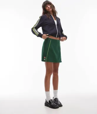 Lacoste tennis skirt in dark green