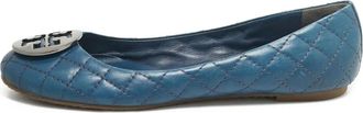Tory Burch Ballerine in pelle trapuntata Pre-owned - Blu