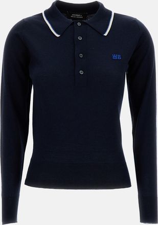 Wales Bonner Polo Maniche Lunghe John Smedley For Wales Bonner