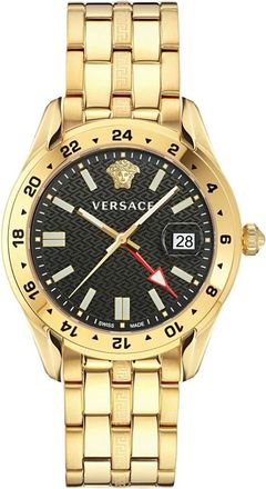 Versace Horloges - Heren - Horloges - Geel - ONE Size - Accessoires