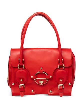 Versace studded tote bag - Red