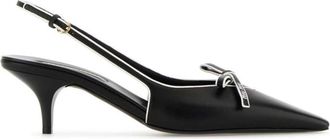 Miu Miu Black Leather Pumps