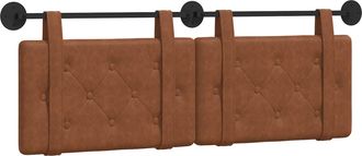 vidaXL Cabecero Colgante Marr&oacute;n Pu Antiguo Vidaxl