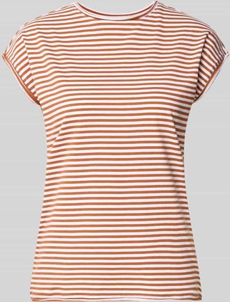 Christian Berg T-Shirt mit Rundhalsausschnitt in Cognac, Gr&ouml;&szlig;e XXL