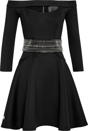 Philipp Plein Short Dress Studs