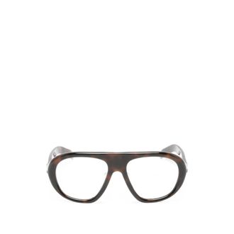 Prada Tortoise Geometric Frame Sunglasses