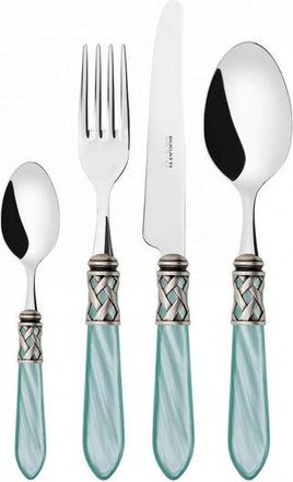 Bugatti 24 Piezas En Mesas Enlatadas Pearl Compacta De Agua Holl&iacute;n Aladdin Ghiera Argento Antico Bugatti