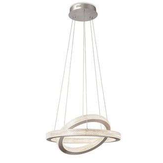 Netlighting Diamond LED Pendant Light Aluminium with Prismatic Diffuser in Grey