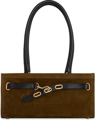 Rebecca Minkoff Crosby Leather Shoulder Bag in Vintage/black at Nordstrom