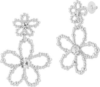 Glaze Jewelry Silver Plated Cz Earrings
