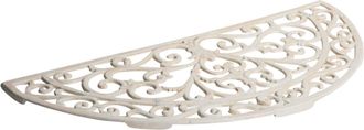 Biscottini International Biscottini - Felpudo De Entrada De Hierro Fundido 68,5x32x1,5 Felpudo De Exterior Felpudo De Entrada De Casa Felpudo De Metal Antideslizante
