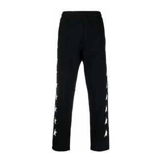 Golden Goose Pantalones de ch&aacute;ndal con motivo de estrella - Trousers - Hombre - Negro - M