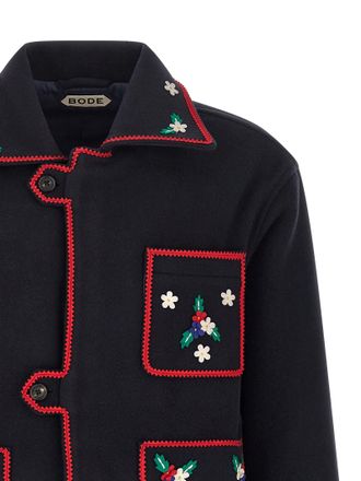 Bode Wool Full-Length Mens Jacket