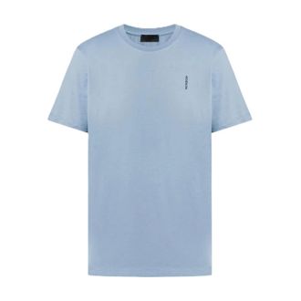 Dondup T-Shirts, male, Blue, Size: XL Crew Neck T-Shirt