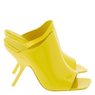 Ferragamo Era X5 Patent Leather Mules, Size 7 C