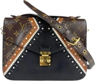 Louis Vuitton Pre-owned Cross Body Bags, female, Black, Size: ONE SIZE Pre-owned Canvas Cross Body Bag