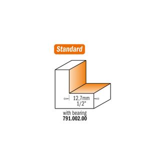 CMT 660.350.11 Fresa &Agrave; Estanter&iacute;as Con Colt. Hw Z2 S=8 D=34,9x12x53 Dx