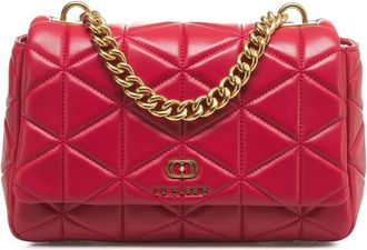La Carrie Rode leren handtas Lea - Dames - Handtassen - Rood - ONE Size - Tassen