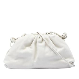 Bottega Veneta Pre-owned Clutches, female, White, Size: ONE SIZE Pre-owned Mini Pouch