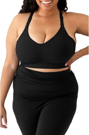 Kindred Bravely Busty Sublime Nursing Sports Bra - Fits Sizes 30E-40I in Black at Nordstrom, Size X-Large