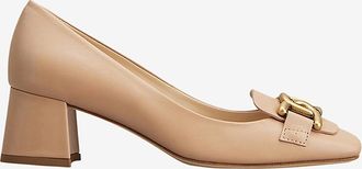 Tod's Glattlederpumps mit Blockabsatz Kate 50