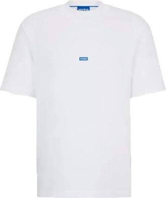 HUGO BOSS Hombre, Camisetas, Blanco, Talla: L