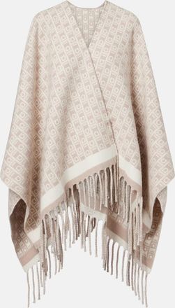 Ferragamo Gancini virgin wool shawl