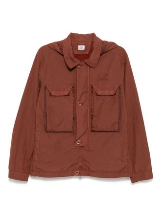 C.P. Company flatt goggle overshirt - Red