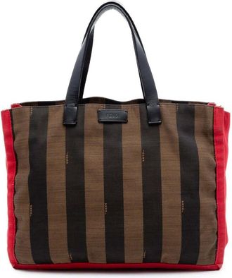 Fendi Pre-owned Fendi Pequin Canvas Simply Shopping Tote Ladies CYU5GP21C7T44DGW