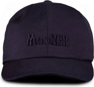 Moorer Cappello da baseball con ricamo - Blu